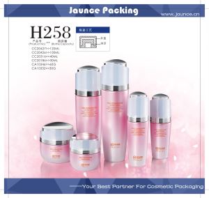 50 ML Colored cosmetig gwydr botel wydr jariau JH-HX-H258